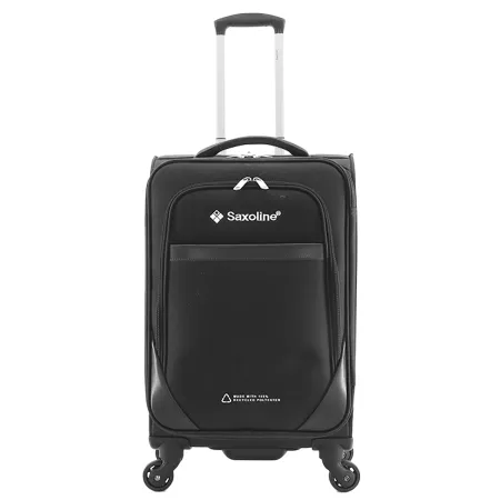 Mała walizka Saxoline Soft czarna 26l